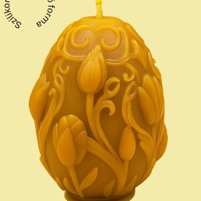 Óriás Tulipános Tojás Szilikon Gyertyaöntő Forma – Profiszilikon