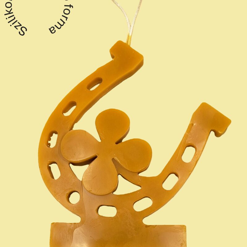 Jó szerencsét hozó patkó akasztós dísz szilikon öntőforma – Profiszilikon