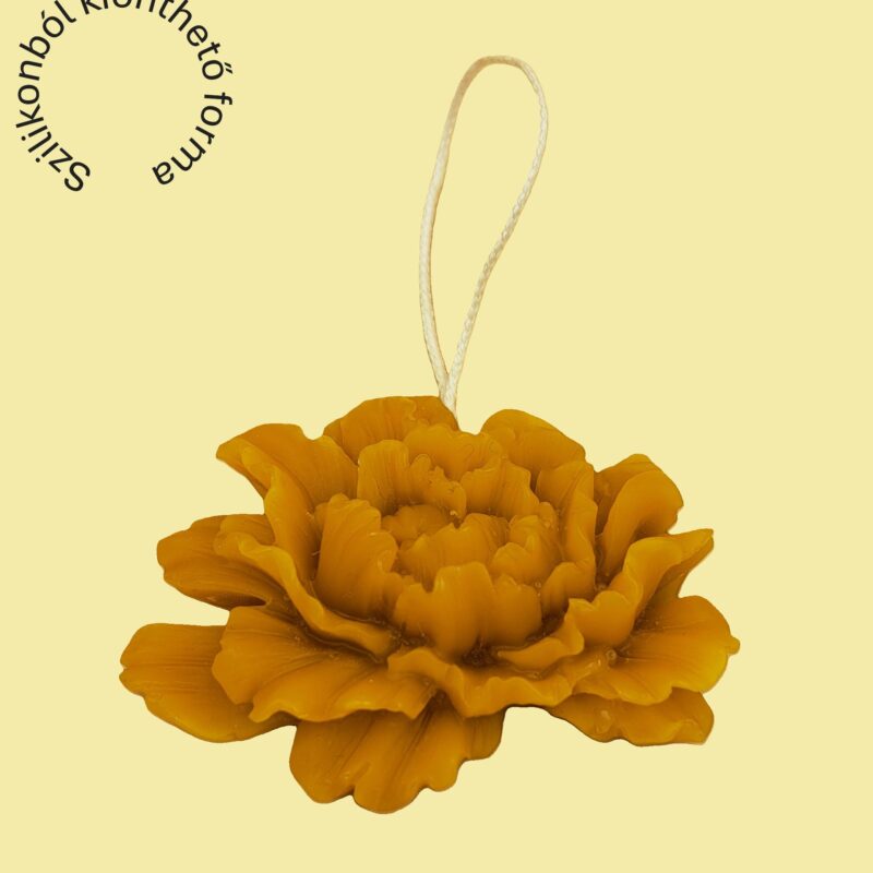 Tearózsa akasztós dísz szilikon öntőforma – Profiszilikon