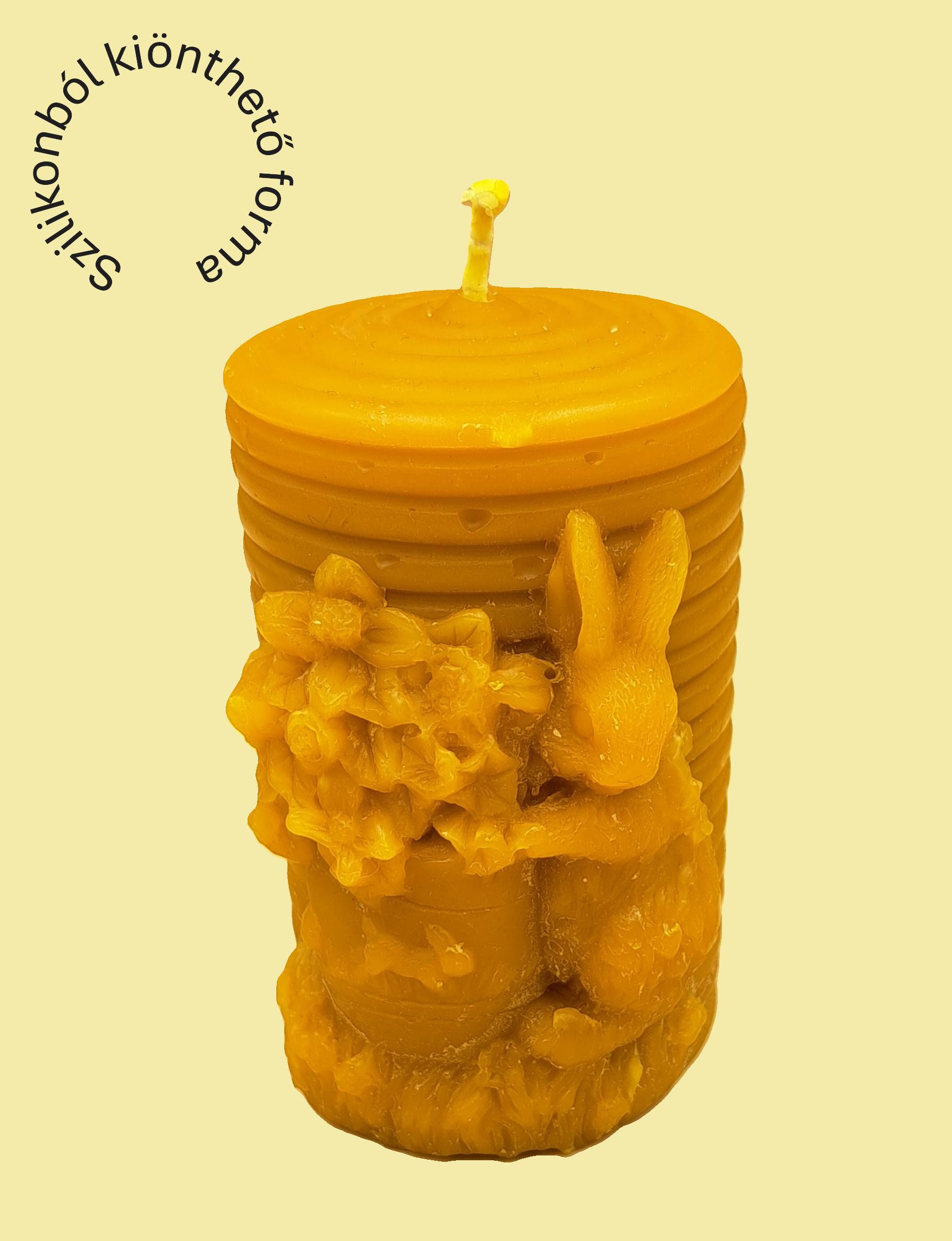 Húsvéti nyuszis szál szilikon öntőforma Húsvéti Nyuszis Szál Szilikon Gyertyaöntő Forma – Profiszilikon