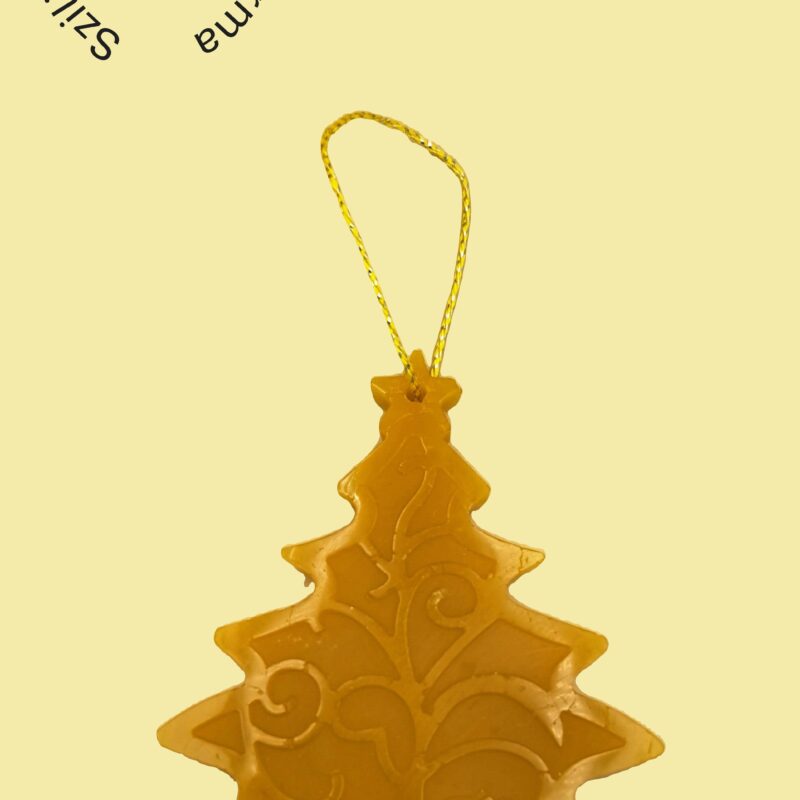 Fenyő akasztós dísz szilikon öntőforma – Profiszilikon