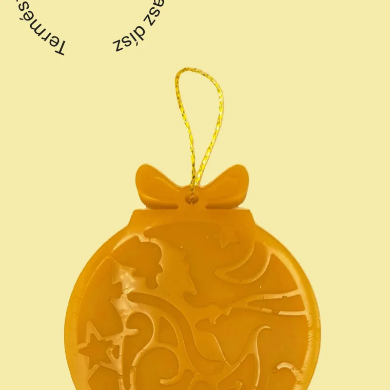 Gömb 2 akasztós dísz szilikon öntőforma – Profiszilikon