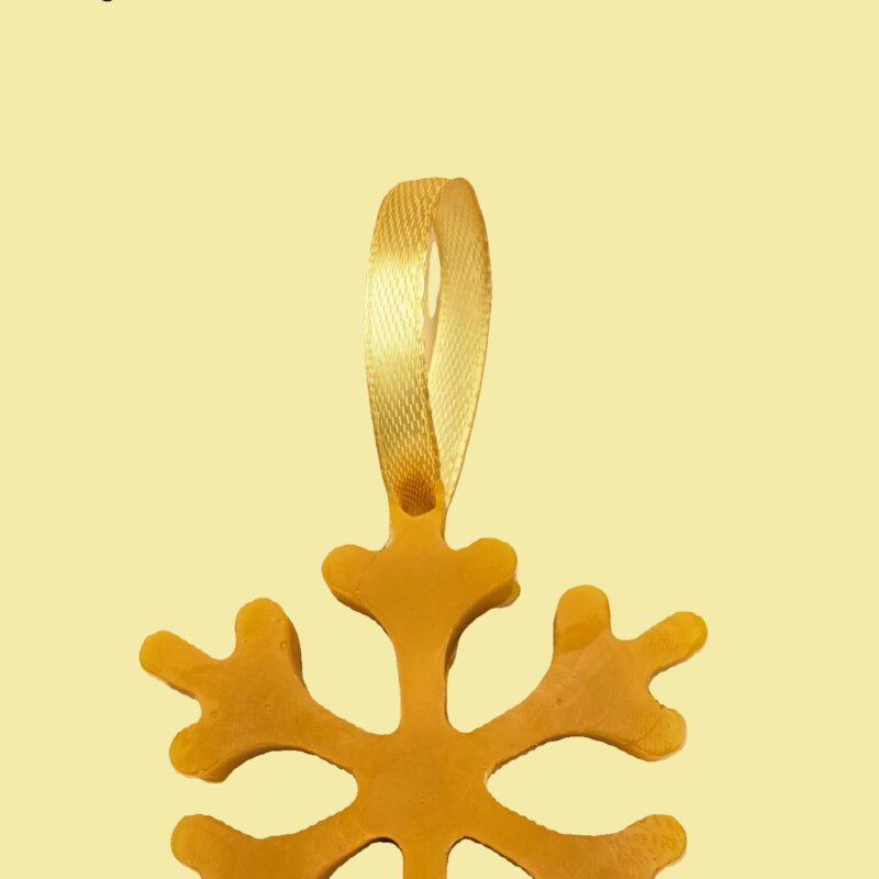 Hópehely akasztós dísz szilikon öntőforma – Profiszilikon