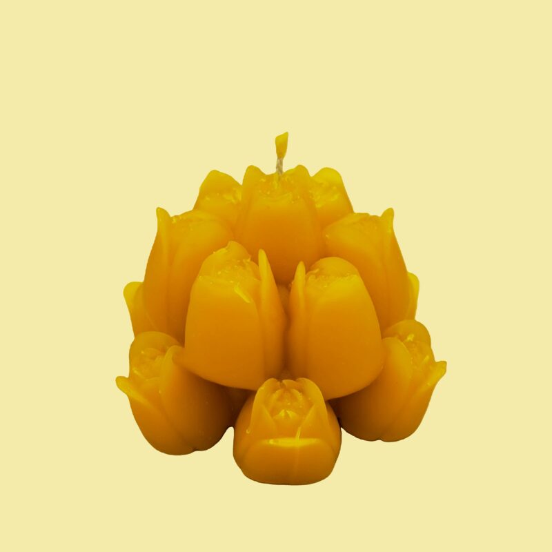 Tulipán csokor szilikon gyertyaöntő forma – Profiszilikon