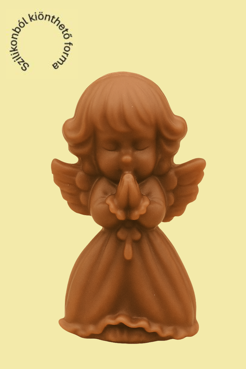 Angyalka rózsafüzérrel étkezési szilikon öntőforma – Profiszilikon Angyalka rózsafüzérrel étkezési szilikon öntőforma – Profiszilikon