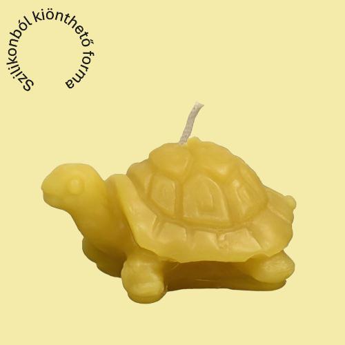 Kis teknős szilikon gyertyaöntő forma Teknősbéka szilikon gyertyaöntő forma – Profiszilikon