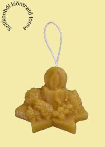 Adventi gyertyás akasztós dísz szilikon forma – Profiszilikon