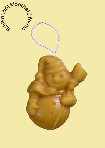 Hóember akasztós dísz szilikon forma – Profiszilikon