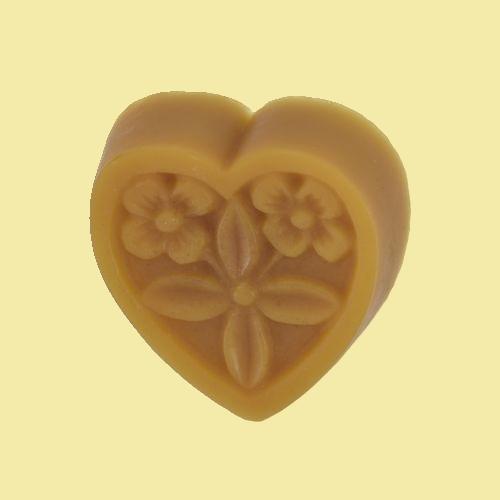 Dupla virágos szív szilikon szappanöntő forma – Profiszilikon