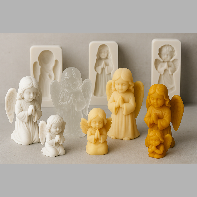 Angyalos szilikon formák