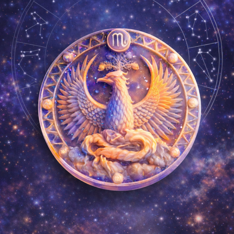 Skorpió horoszkóp szilikon öntőforma – Profiszilikon