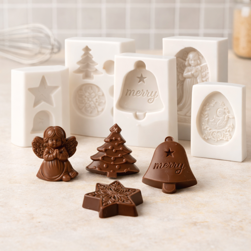 Élelmiszeripari szilikon öntőformák