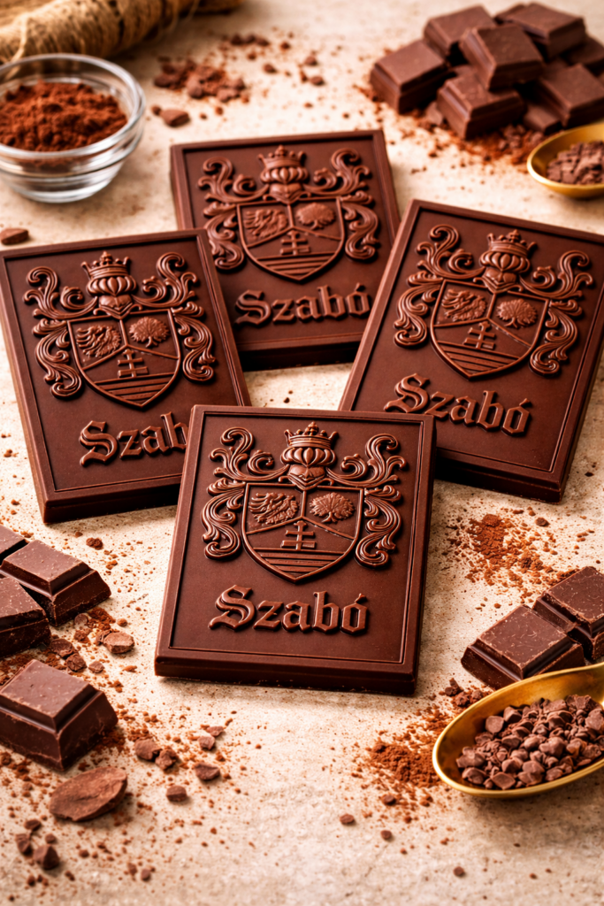 Egyedi családi címer szilikon forma – személyre szabott öntőforma készítés